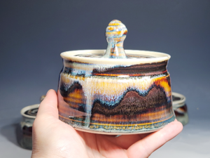 Hand Thrown Pottery Microwave Egg Cooker