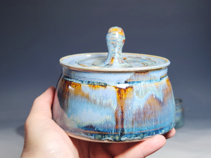 Hand Thrown Pottery Microwave Egg Cooker, Ceramic Poached Egg Cooker
