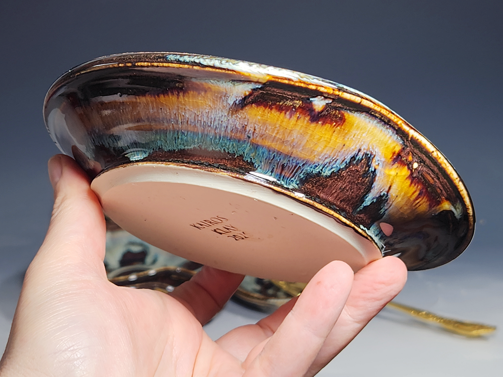 Hand Thrown Ceramic Spoon Rest - Image 14