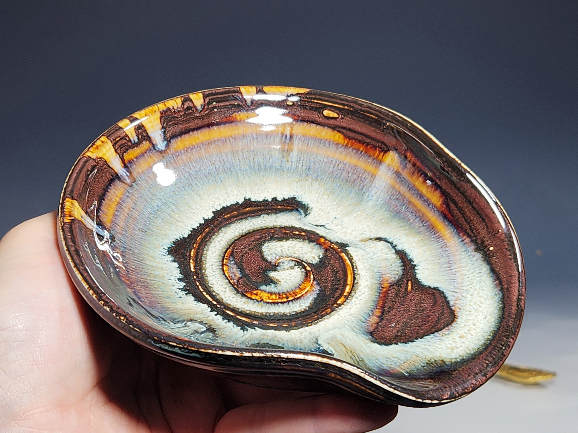 Hand Thrown Ceramic Spoon Rest - Image 10