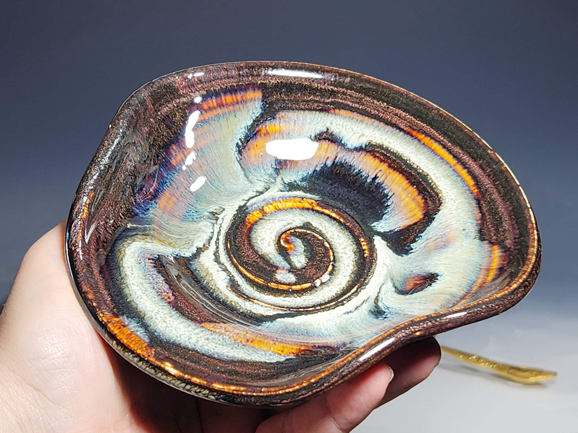 Hand Thrown Ceramic Spoon Rest - Image 7